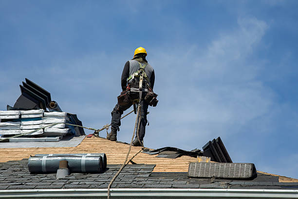 Professional Roofing technician working in Cuddy, PA